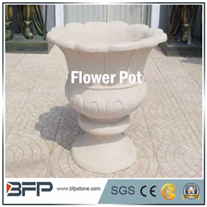 Stone Flower Pot, Stone Vase, Stone Flower Cups, Granite Decoration, Polished Stone Flower Pots