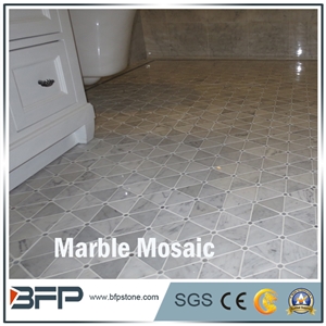 White Marble Mosaic, Marble Mosaic, Mosaic Tile