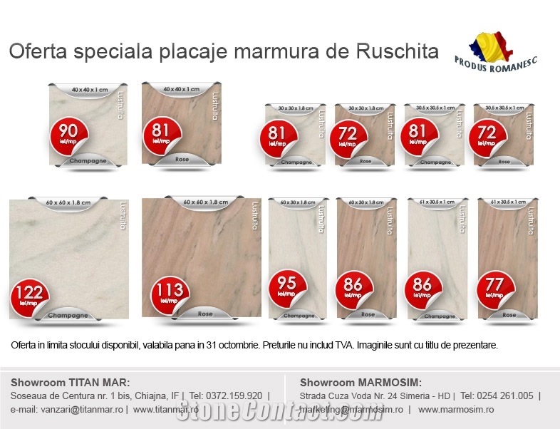 Ruschita Marble Tiles