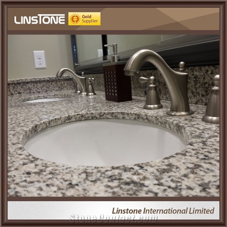 China Top Export Tiger Skin White Granite Bathroom Countertops