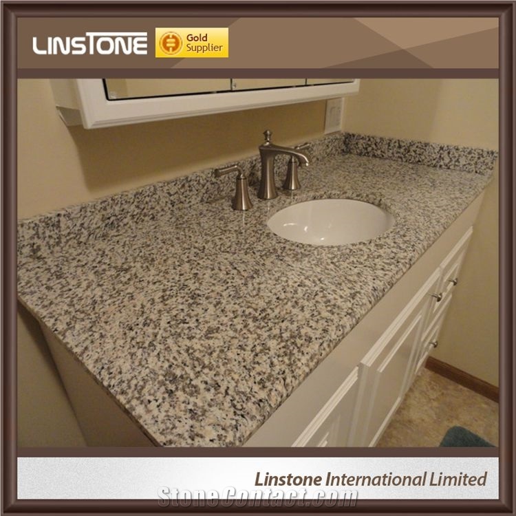 China Top Export Tiger Skin White Granite Bathroom Countertops