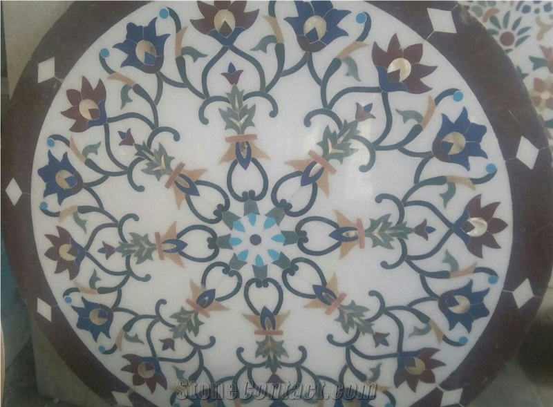 Marble Inlay Tabletops
