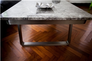 Nordst Rectangular Grey Marble Sofa Table
