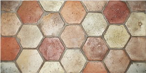 Hexagon Terracotta Floor Tiles
