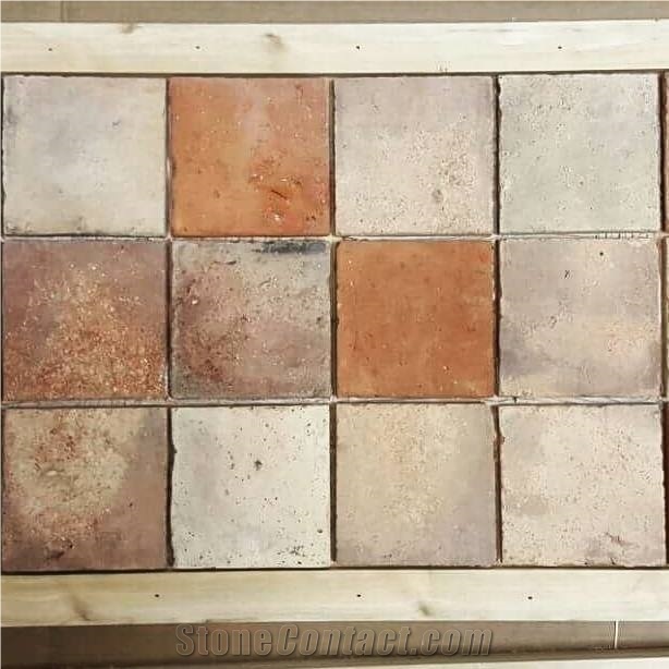 Square Terracotta Tiles 15x15 cm (6x6 )