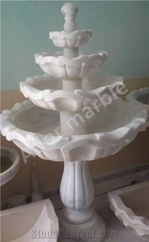 Afyon Style 4 Tier Water Fountain