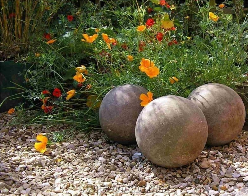 Antique Finish Sandstone Balls