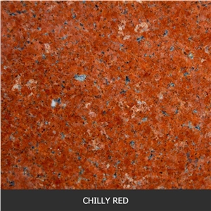 Chilly Red Granite Tiles, Slabs