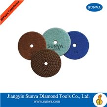 Sunva Resin Bonded Soft Polishing Pads/Diamond Flexible Polishing Pads