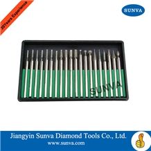 Sunva-Sn Diamond Mounted Points 20pcs/Set /Diamond Burrs /Diamond Tools
