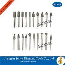 Sunva-Sq Diamond Mounted Points 20pcs/Set /Diamond Burrs /Diamond Tools