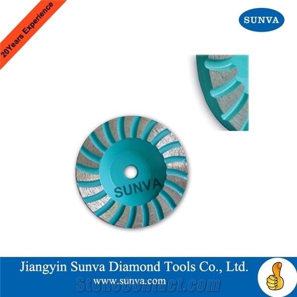 Sunva-Tws Diamond Single Row Turbo Cup Wheel/Grinding Wheels