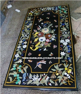 Marble Inlay Dining Pietra Dura Table Tops