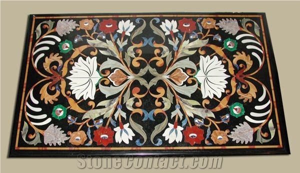 Marble Inlay Dining Table Tops