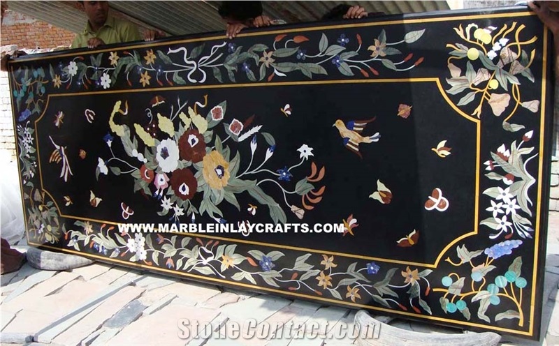 Stone Inlaid Table Tops