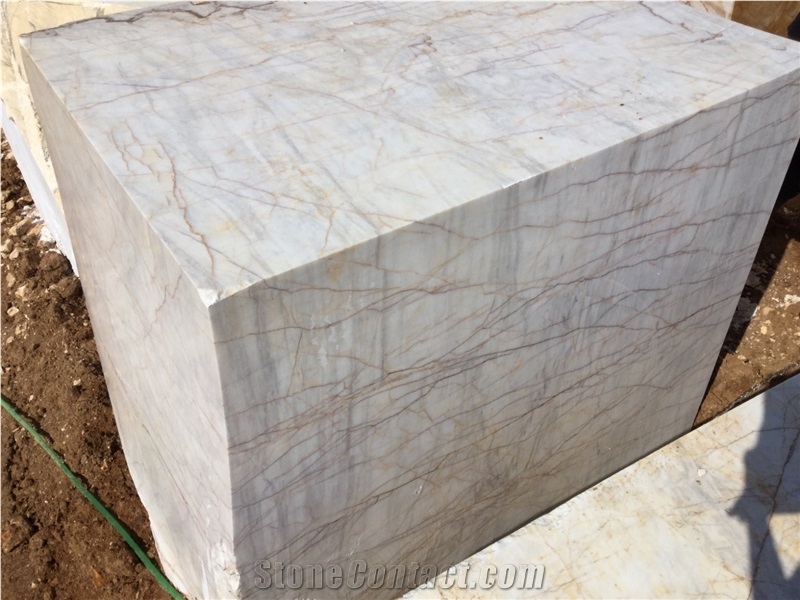 Pearl White Marble Blocks