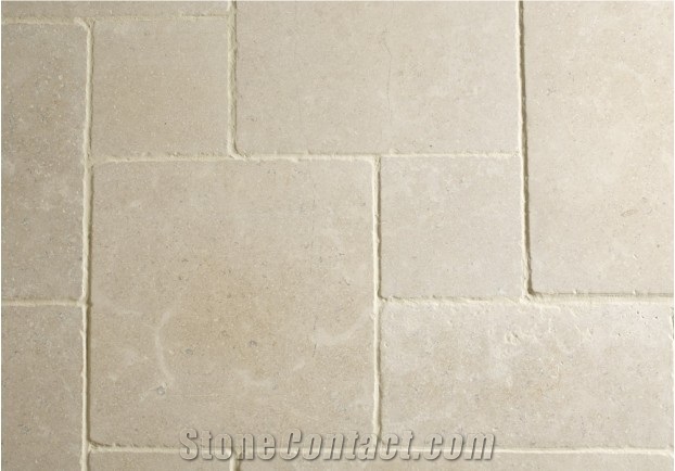 Dijon Tumbled Limestone Tiles Tumbled Edge and Surface