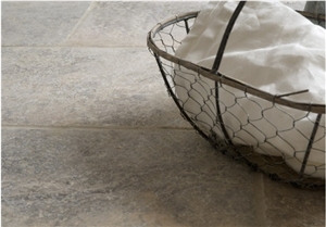 Silver Tumbled Travertine Tiles Unfilled and Tumbled