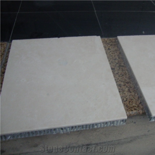 Cream Limestone Honeycomb Backed Panels