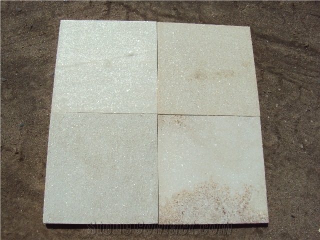 China White Flamed Quartzite Tiles and Slabs,Beige Quartzite Tile and Slab