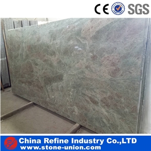 Chinese Green Marble / Sea Wave Green kitchen slabs , Chinese green marble tile 