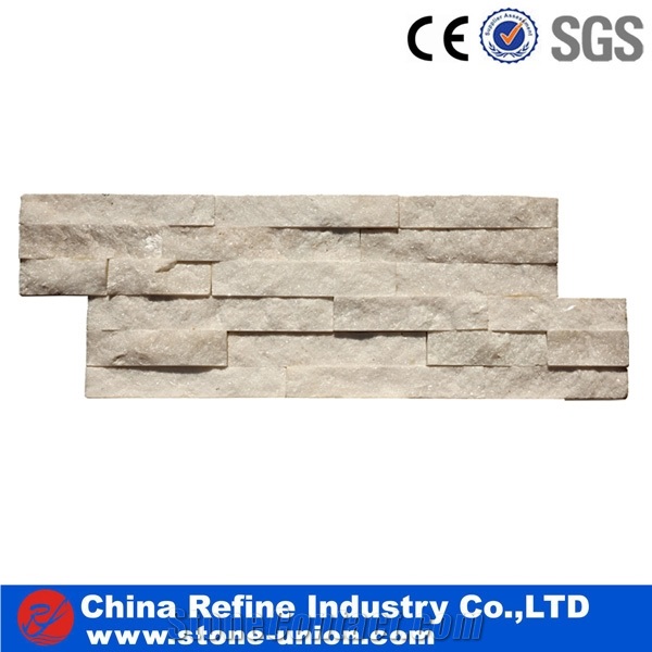 Z Shape Beige Slate Natural Panel Stone For Wall Decorative