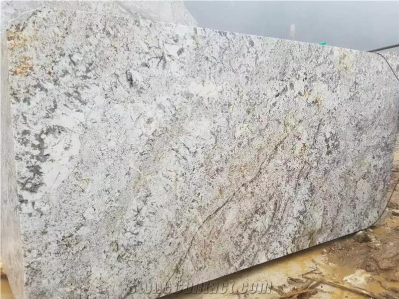 White Splash Granite Slabs & Tiles, Brazil White Granite
