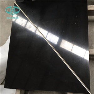 Absolute Black Granite, Mongolian Black Granite Tiles and Small Slabs,Flamed Wall Covering,Floor Covering