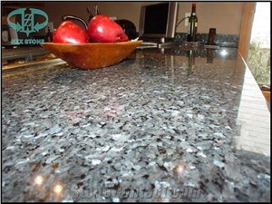 Best Polished Blue Pearl Granite Kitchen Countertop/Labrador Blue Kitchen Island Tops/Polished Worktops/Norway Blue Granite/Natural Granite Tops