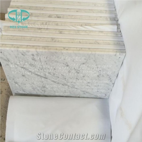 Bianco Carrara Cd Marble Slabs, White Marble Tiles & Slabs Italy