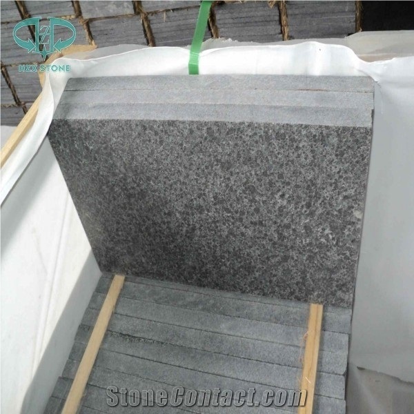 Black Granite, G684 Granite, Black Granite, Black Pearl, Fuding Black Granite,Wall Tile, Flooring Tile, China Black Granite for Kitchen-Top, Vanity Top, Wall Cladding, Cobbles and Paving Stone, Flamed