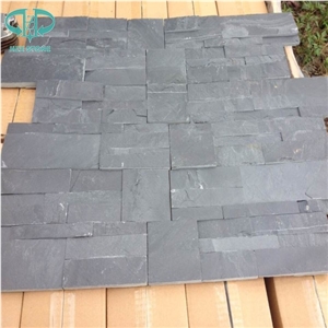 Black Slate Cultural Stone Panel Tiles for Wall Cladding,Roofing Tiles,Flooring Tiles,Wall Veneer Stone Tiles,Outdoor Wall Tiles,Ledge Stone Siding,Slate Pattern Paving Stone