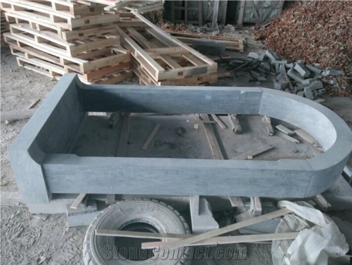 Blue Limestone Shangdong Door Arch,Window Sill,Quoins,Surrounds,Step