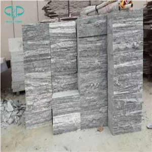 China Flamed Nero Santiago G302 Grey Granite Slabs & Tiles, Shandong Negro Grey Landscape Granite, Chinese Natural Black Paving Landscape Stone, Wall & Flooring