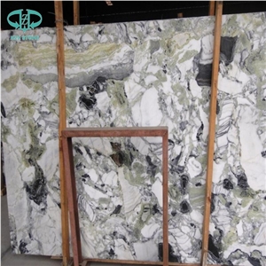 Cool Emerald Marble, Light Green Marble Flooring Tile, Translucent Marble Slab, Ice Jade Green Polished Slabs