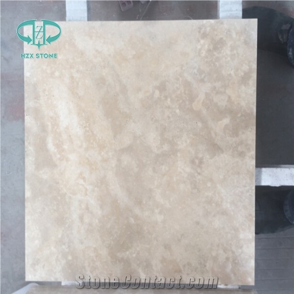Cross-Cut Beige White Travertine Tiles for Wall and Floor
