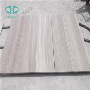 Crystal White Wooden Honed Marble ,Wooden Marble, White Wood Grain Marble ,Crystal Wooden Vein White Marble Honed Tiles