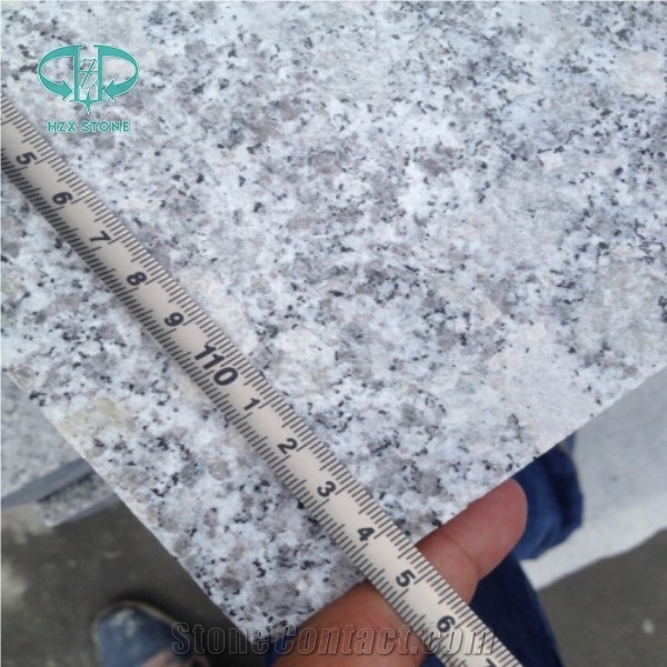 Flamed G602 Granite Grey Tile Slab, Cut-To-Size, Flamed, Steps,Risers,White Stone G602 Granite Slabs,China Grey Sardo,Cristallo Grigio,Mayflower Snow,Wall-Cladding