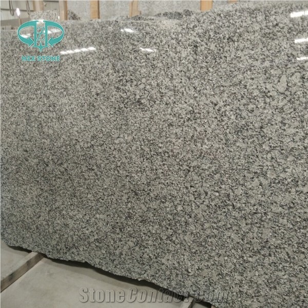 G377 Spray White Granite Polished Tiles/Slabs,Seawave White