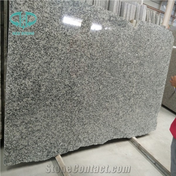 G377 Spray White Granite Polished Tiles/Slabs,Seawave White