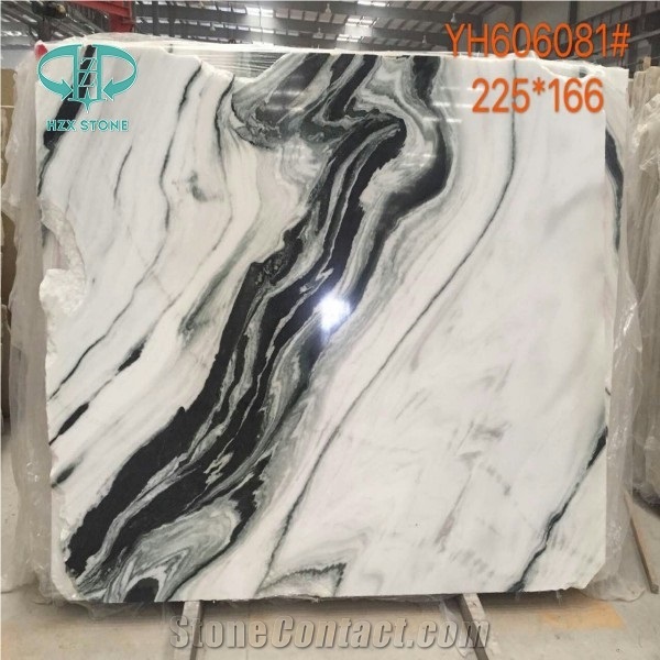 Hot Sale Panda White Marble,Natural Polished Marble for Tiles, Walls, Interior Decoration, China Panda White Marble Slab with High Quality