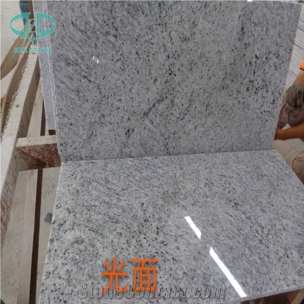 Kashmir White, New Kashmir White Granite ( Direct Factory + Good Price ) Slabs & Tiles, India White Granite, Polished floor covering, Wall cladding