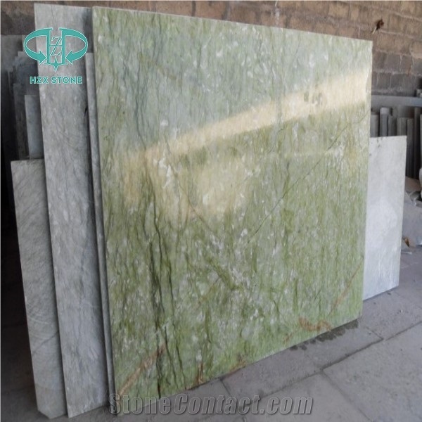  Ming Green Chinese Marble/Dandong Green Marble Tiles Slabs/Wall Covering Tiles/Floor Covering Tiles/Green Building Stone/Marble Pattern