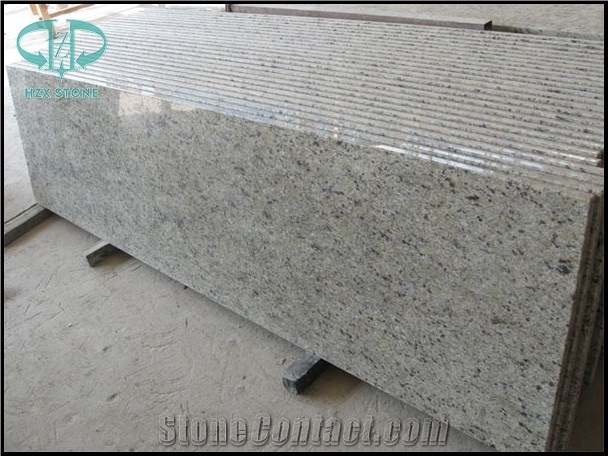 Polished Kashmir White Granite Kitchen Countertops, Worktops