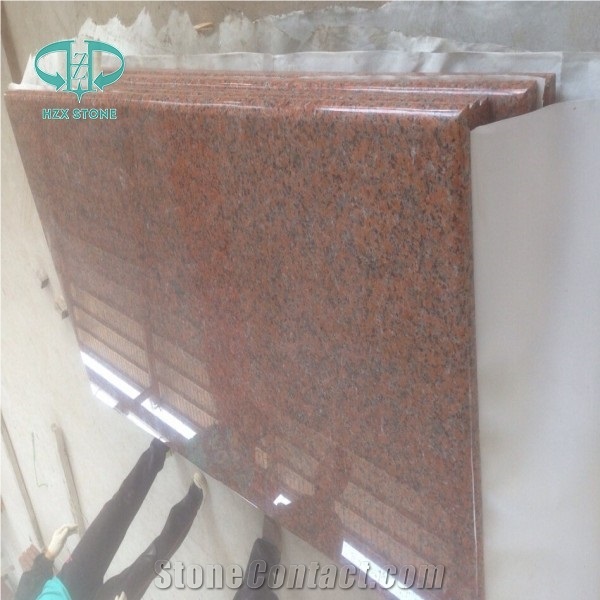 Polished Maple Red Granite Tiles,Vase,G562 China Red Wall Tiles