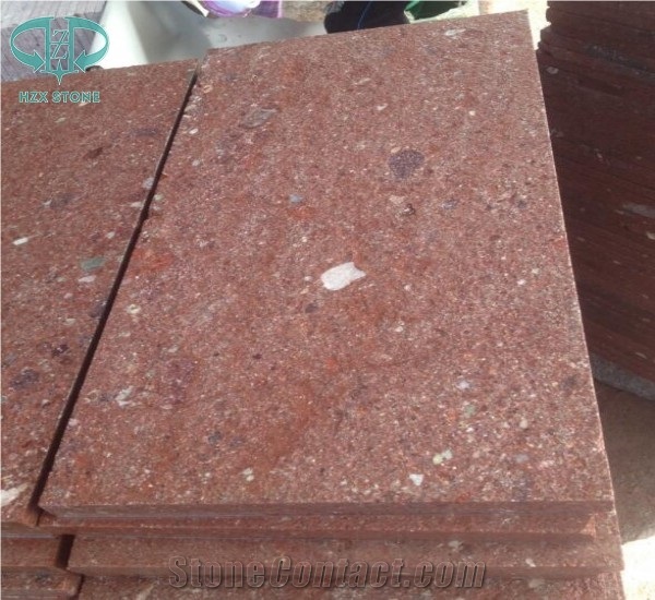 Red Porphyry Granite,Dayang Red,Porphyr Red Granite,Putian Red Porphyry,China Red Flamed Granite for Flooring Tiles,Garden Paving, Outdoor Paving Stone,Exterior Decoration
