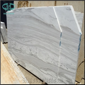 Volakas Marble Tiles & Slabs, White Polished Marble Floor Tiles, Flooring Tiles