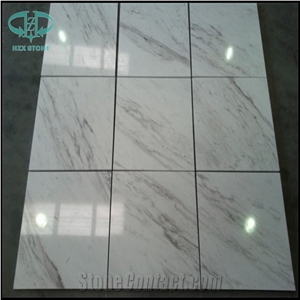 Volakas White Marble Slabs & Tiles, white polished marble flooring tiles