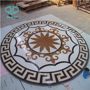 Water Jet Marble Medallion, Marble Decor Wall Tiles, Floor Medallions, Carpet Medallions,Marble Flooring/Tiles