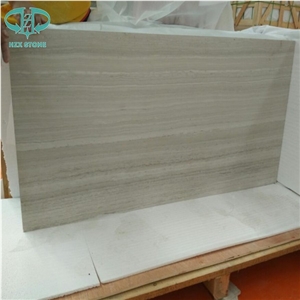 White Wooden Marble Vein Cut Tiles,White Wood Grain Marble Slabs,Wooden Vein White Marble Tiles, Crystal White Wood Grain Marble,For Wall Cladding Tiles,Flooring Tiles